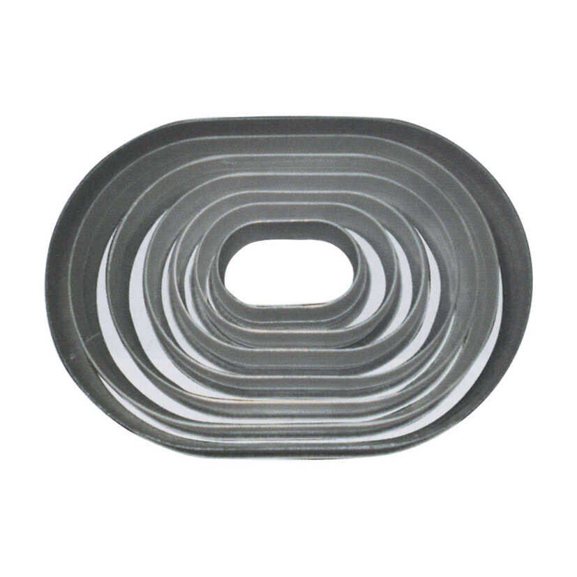 Biradlı Polikarbon Oval Düz Valovan Kalıbı