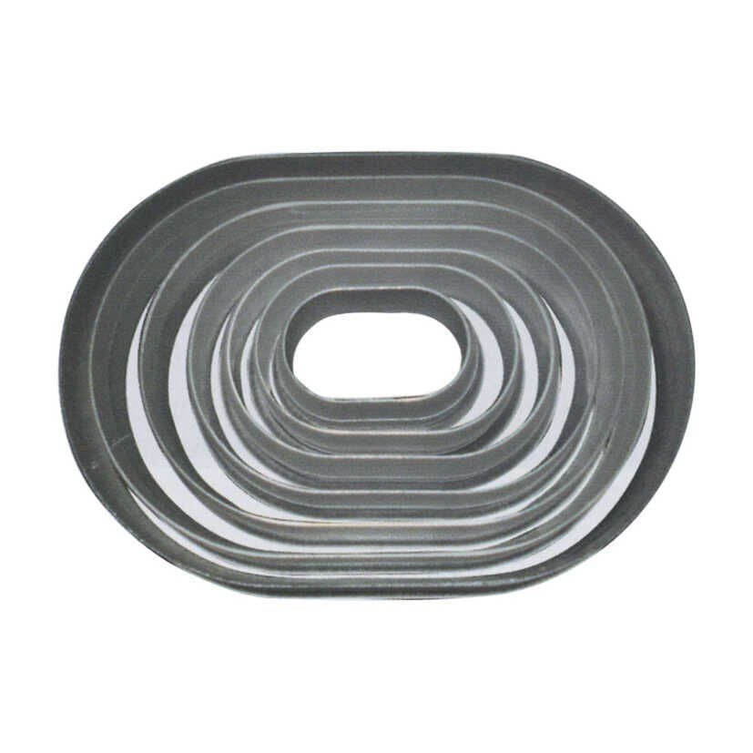 Biradlı Polikarbon Oval Düz Valovan Kalıbı