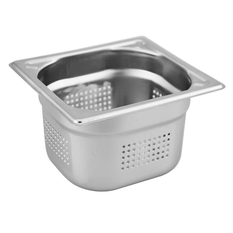 Öztiryakiler Köşeli, Delikli Gastronom Küvet GNP 1/6 -150 MM
