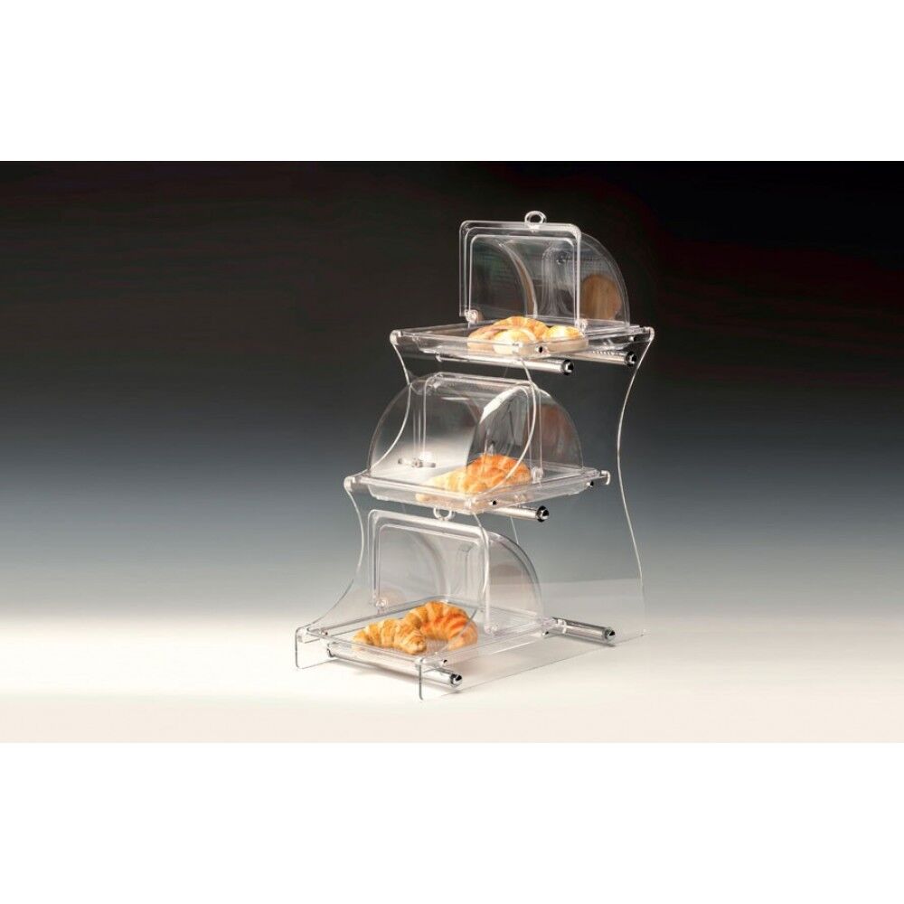 Policarbon Üç Katlı Teşhir Standı