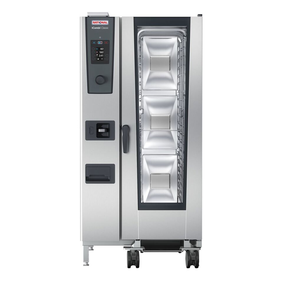 Rational Buhar Konveksiyonlu Gazlı Fırın 20*1/1 Gn İcombi Classic