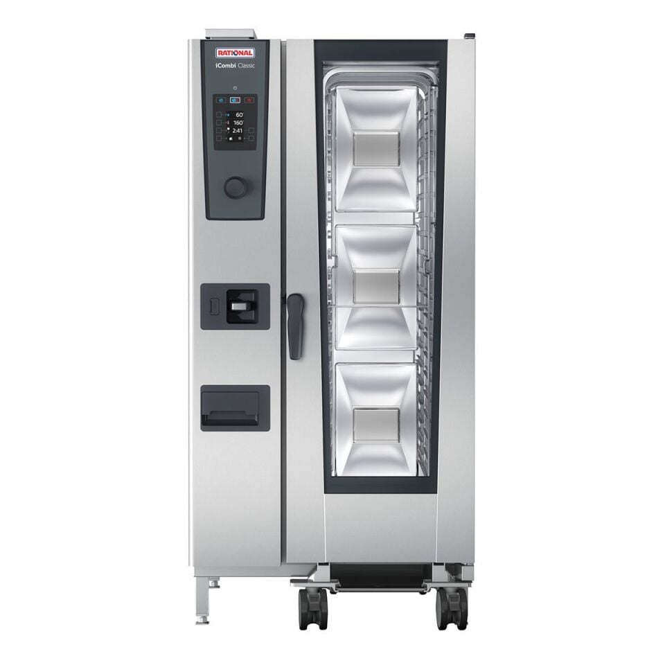 Rational Buhar Konveksiyonlu Gazlı Fırın 20*1/1 Gn İcombi Classic