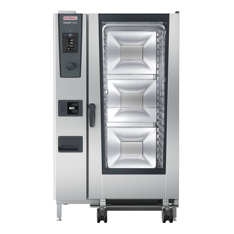 Rational Buhar Konveksiyonlu Gazlı Fırın 20*2/1 Gn İcombi Classic