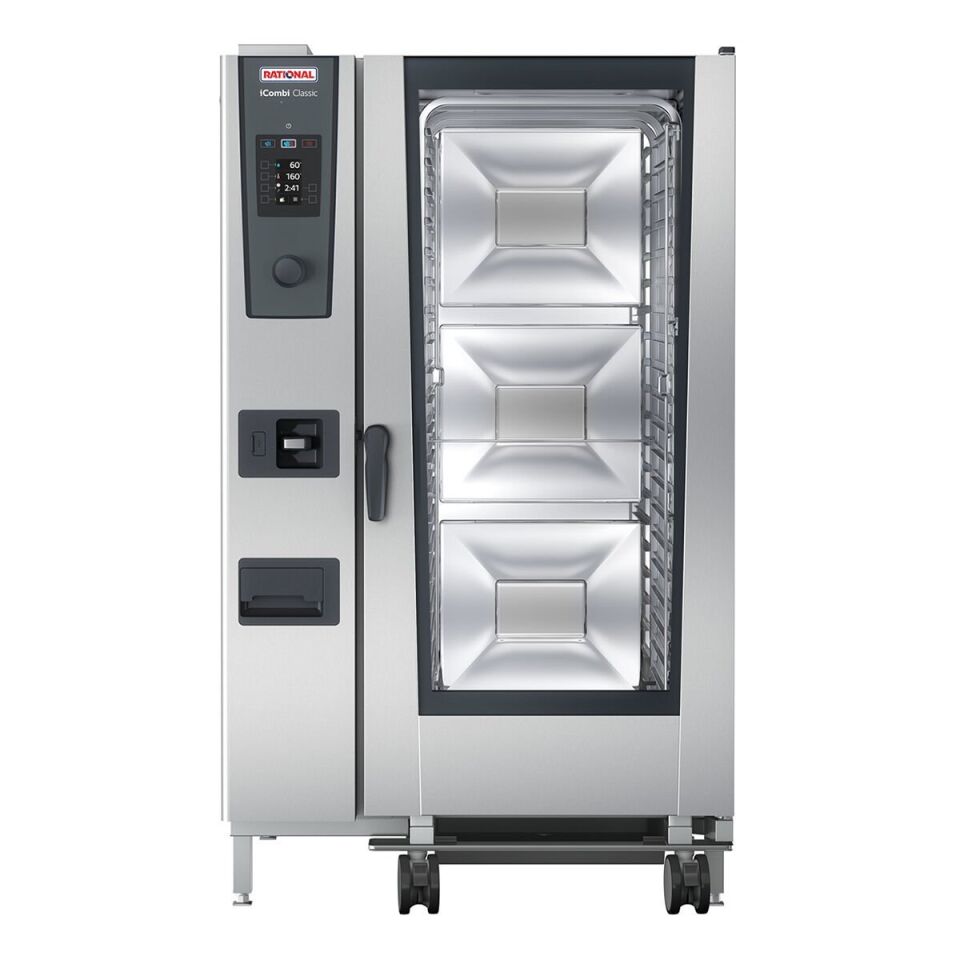 Rational Buhar Konveksiyonlu Gazlı Fırın 20*2/1 Gn İcombi Classic