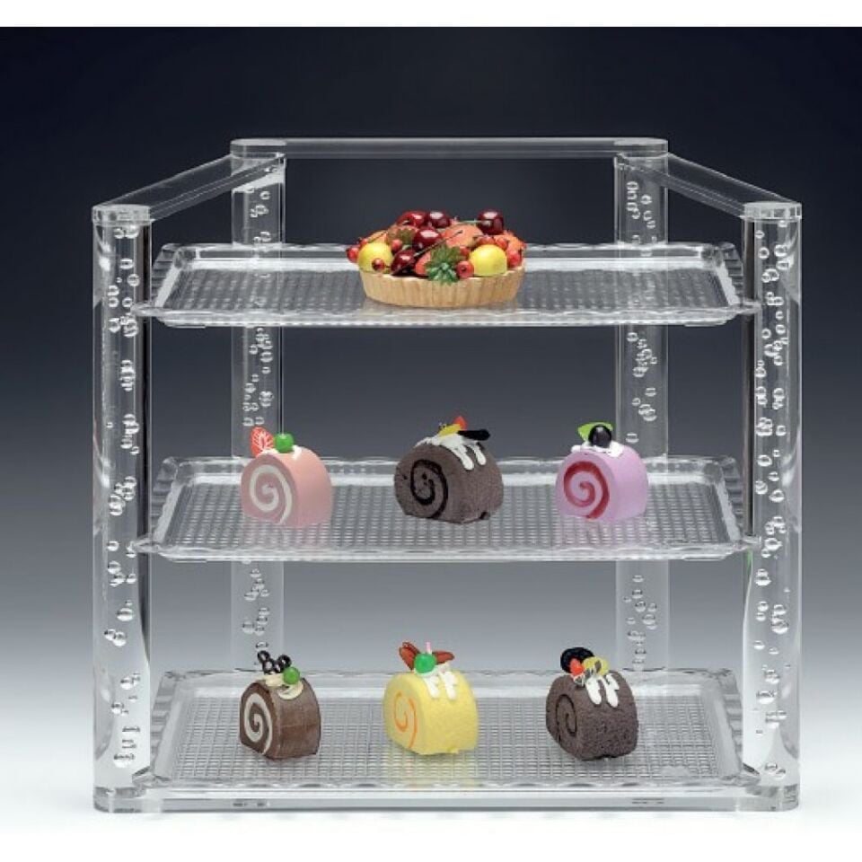 Policarbon Tepsili Teşhir Standı