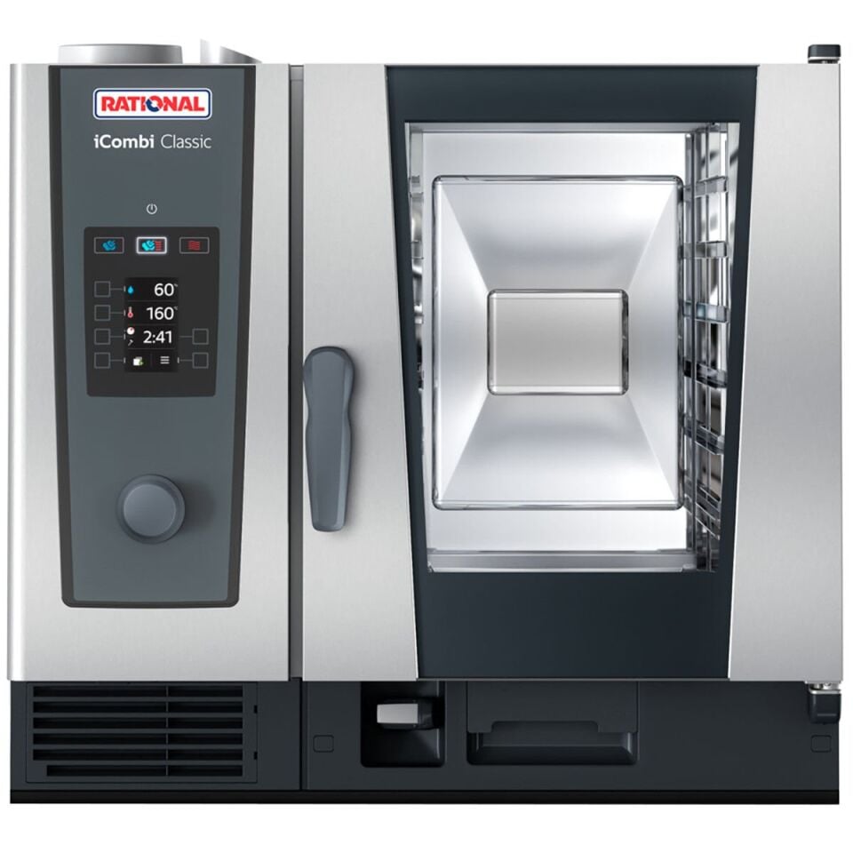 Rational Buhar Konveksiyonlu Elektrikli Fırın 6*1/1 Gn İcombi Classic
