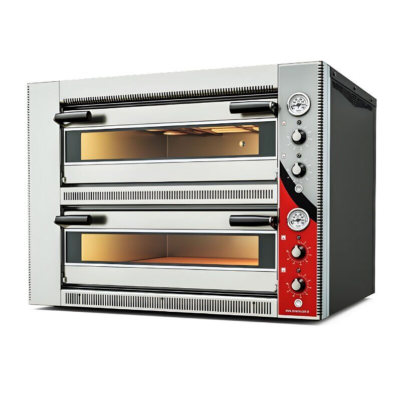 Venarro Frigga Elektrikli Çift Katlı Pizza Fırını Ø 25*4+4