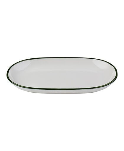 Modest Green Magnus Oval Kayık 28 cm