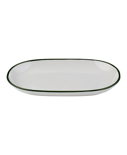 Modest Green Magnus Oval Kayık 33 cm