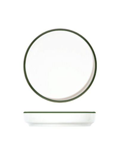 Modest Green Stolt Düz Tabak 10 cm