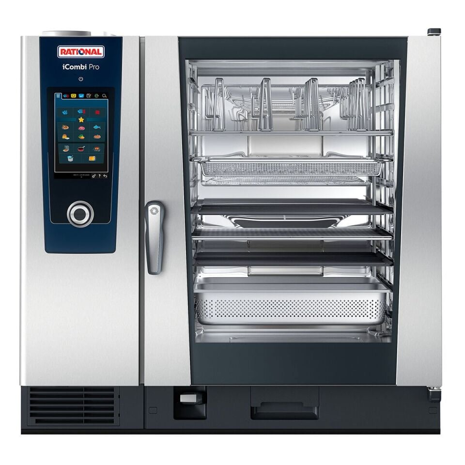 Rational İcombi Pro Fırın, 10x2/1 GN Tepsi Kapasiteli, Gazlı