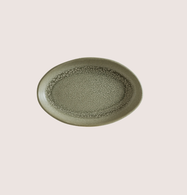 Adelfa Cras Oval Tabak 19*13 Cm