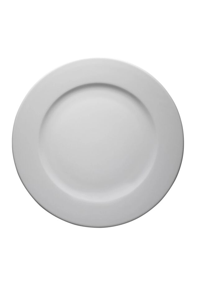 Frig Otel Dekorsuz Düz Tabak 20 Cm