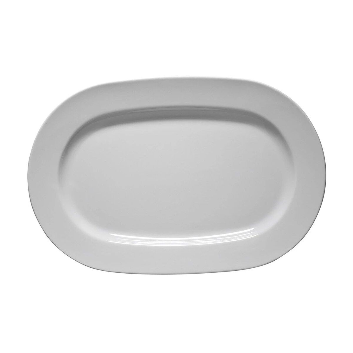Frig Otel Dekorsuz Kayık Tabak 22 Cm
