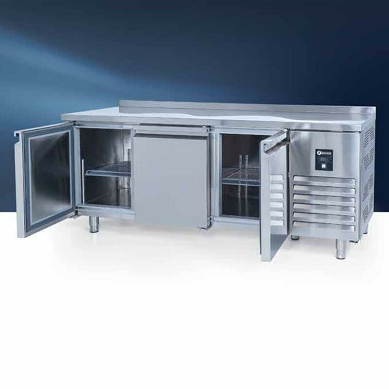 Tezgah Tip 3 Cam Kapılı GN Buzdolabı