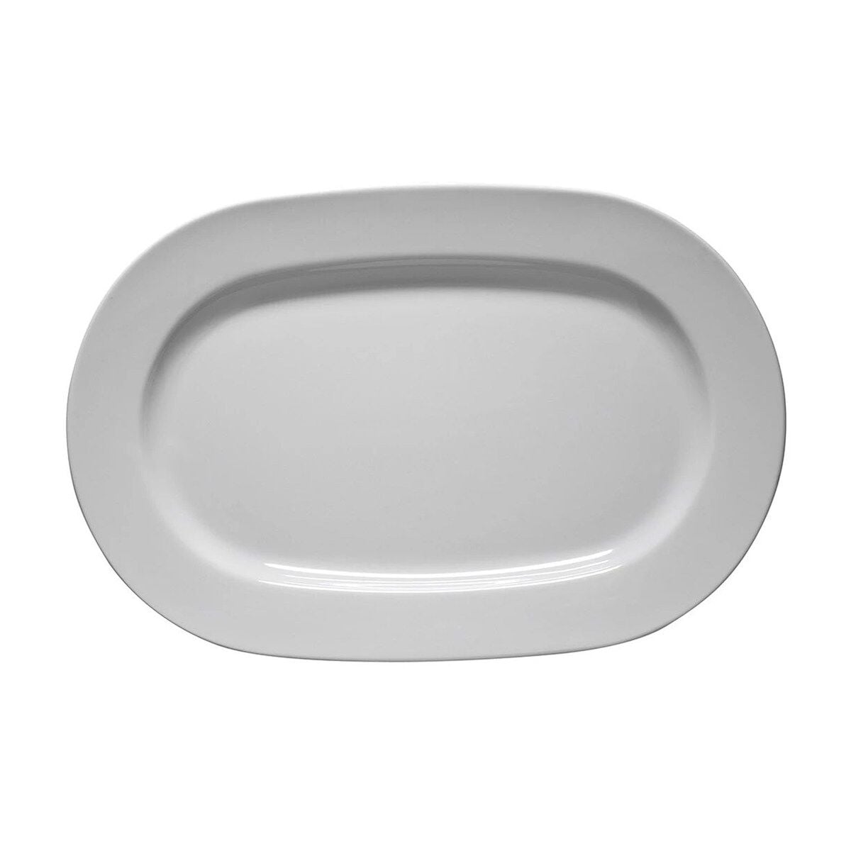 Frig Otel Dekorsuz Kayık Tabak 32 Cm