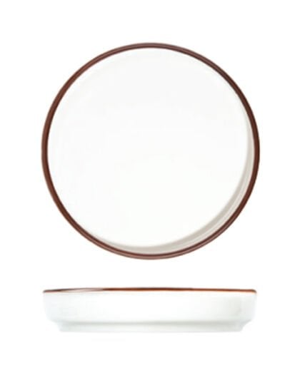 Modest Brown Stolt Düz Tabak 10 cm