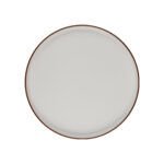 Modest Brown Stolt Düz Tabak 25,5 cm