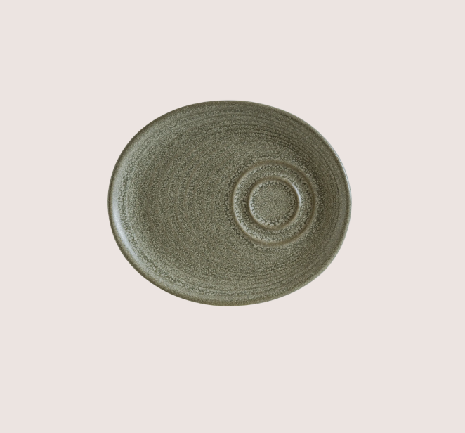 Adelfa Ripple Sunum Tabağı 20*17 Cm