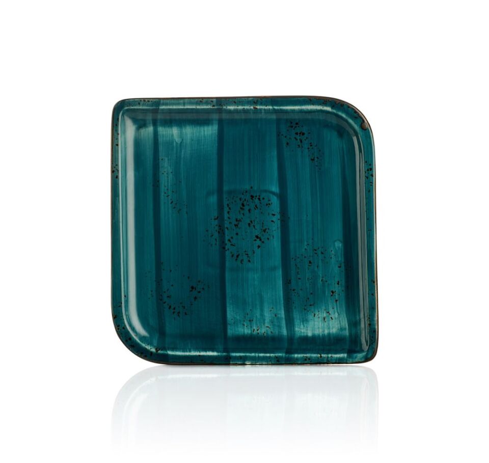 Tropical Arel 25 Cm Kare Plate 19*19 Cm