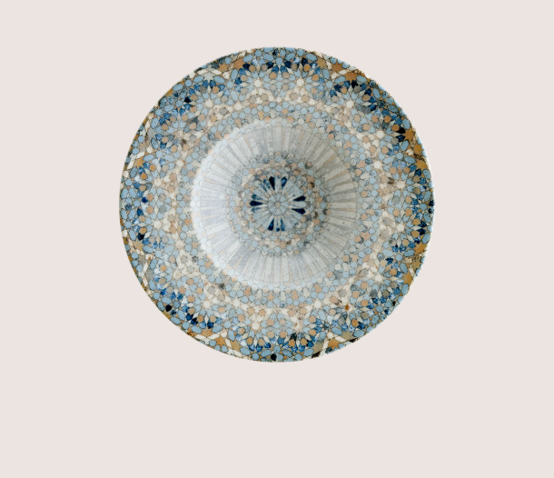 Luca Mozaik  Çukur Tabak 28 Cm