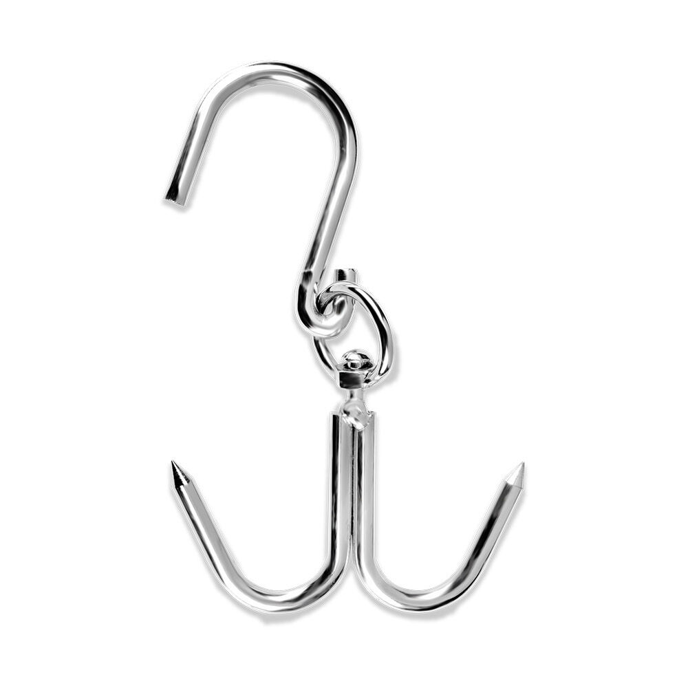 Nikel Çiftli Et Askı Çengeli 10 MM