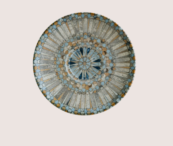 Luca Mozaik Gourmet Kahve Fincan Tabağı 16 Cm