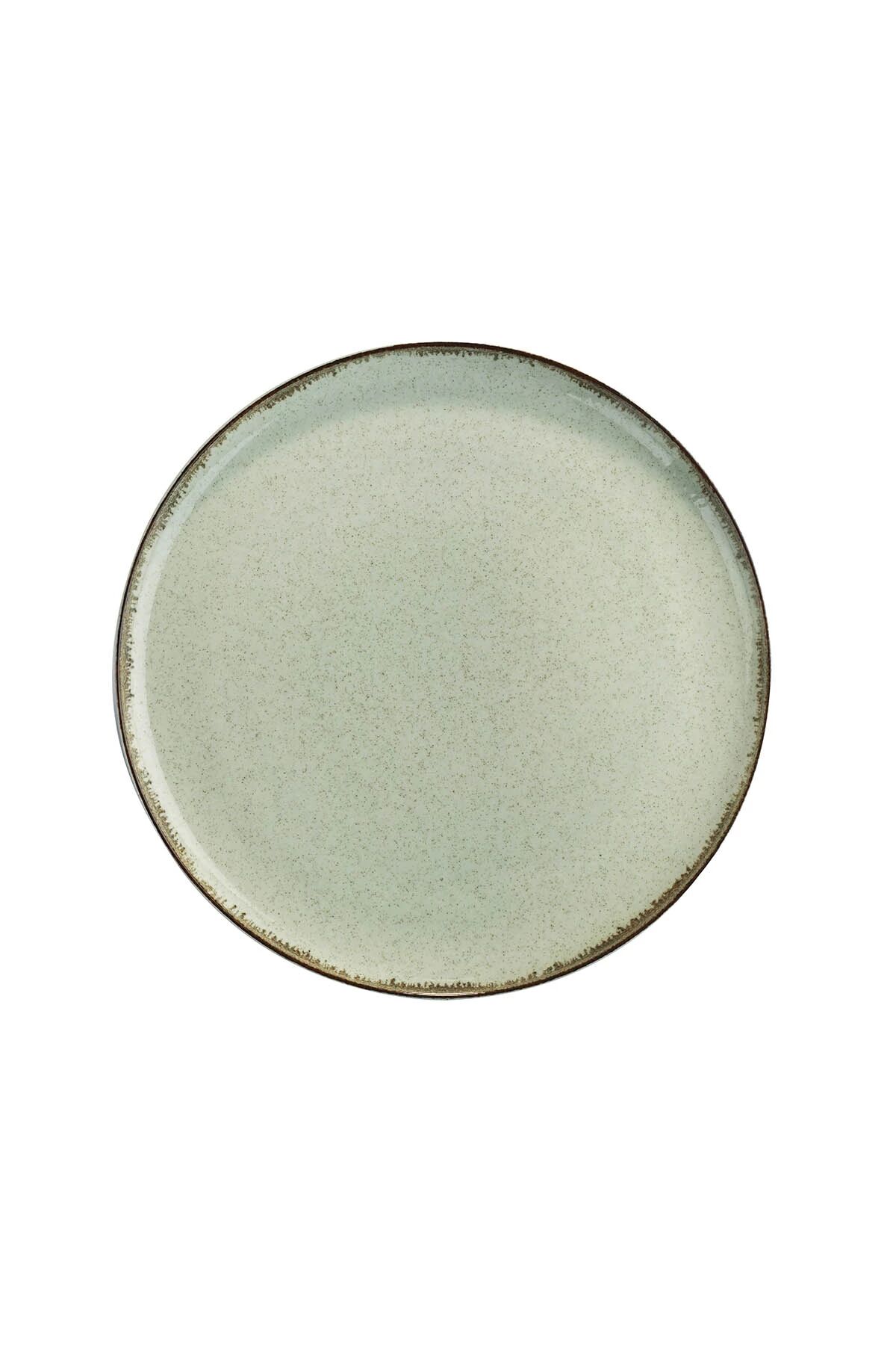 Moderna Yeşil Düz Tabak 19 Cm