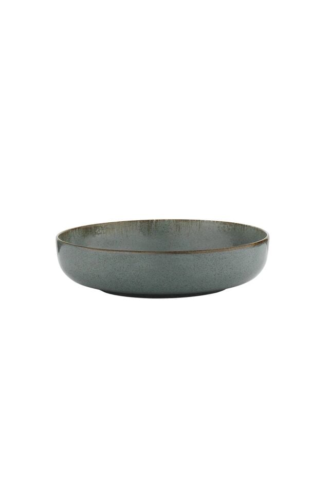 Moderna Mavi Çukur Tabak 20 Cm