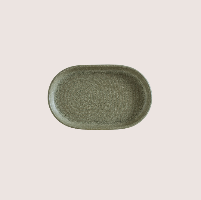 Adelfa Ripple Oval Tabak 19 Cm