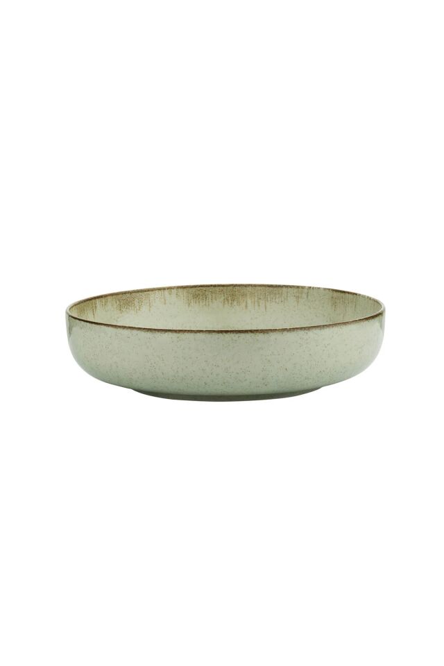 Moderna Yeşil Çukur Tabak 20 Cm