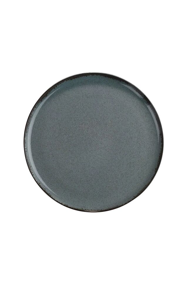 Moderna Mavi Düz Tabak 24 Cm