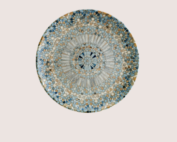 Luca Mozaik Gourmet Düz Tabak 21 Cm