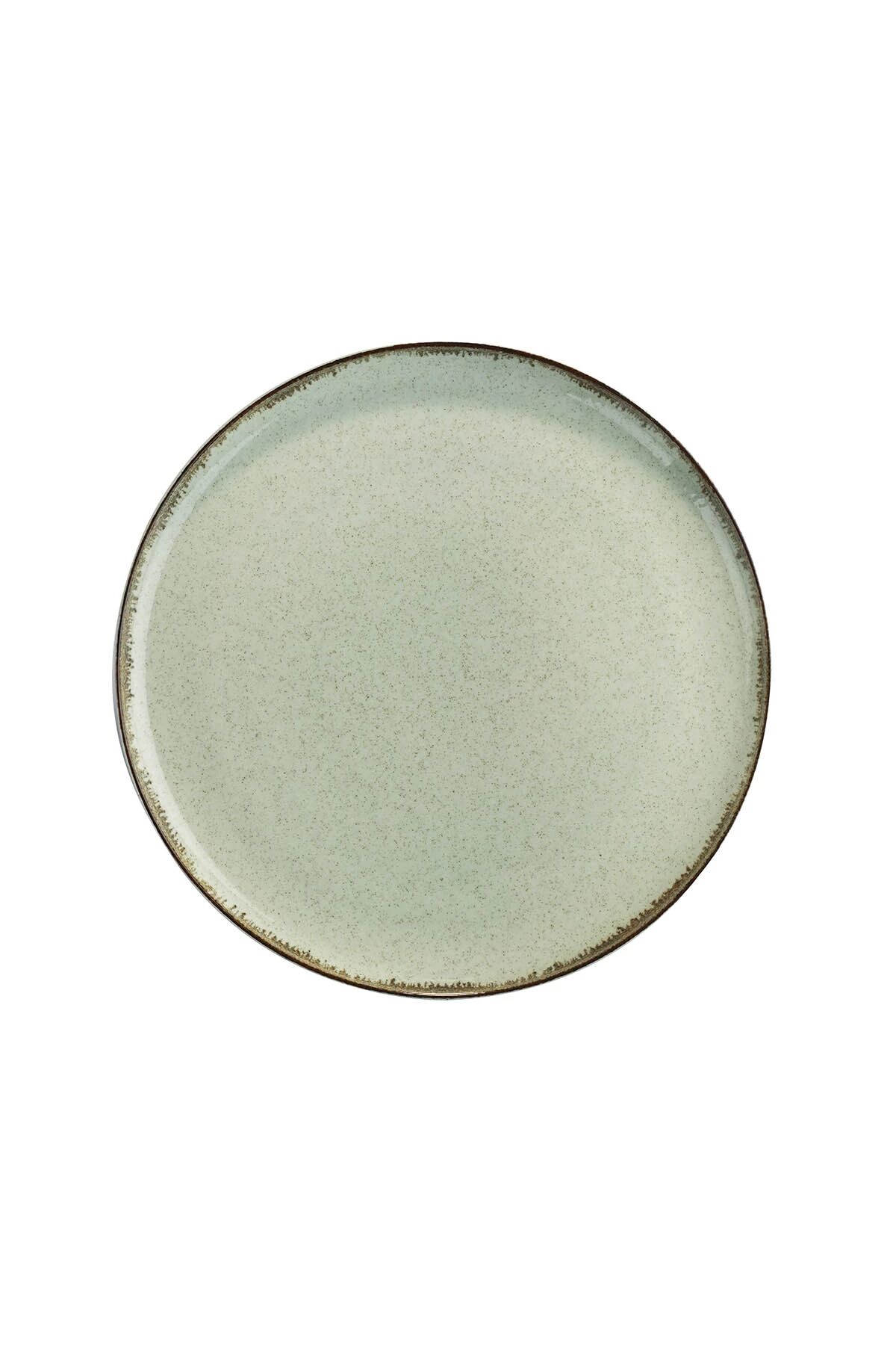 Moderna Yeşil Düz Tabak 24 Cm