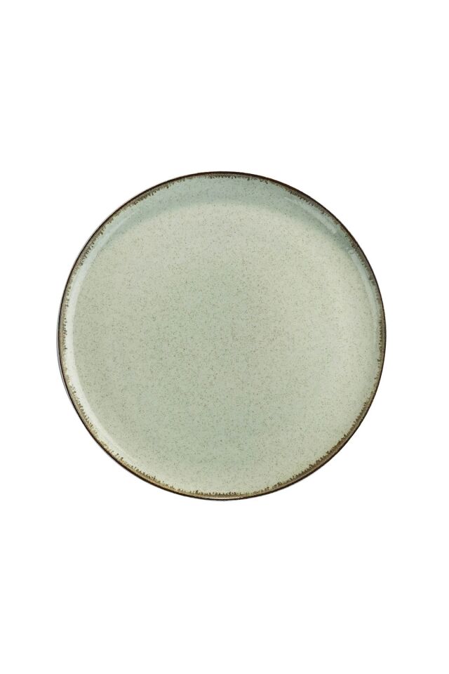 Moderna Yeşil Düz Tabak 24 Cm