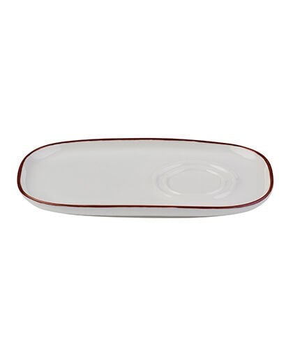 Modest Maroon Mesa Sunum Tabağı 22 cm
