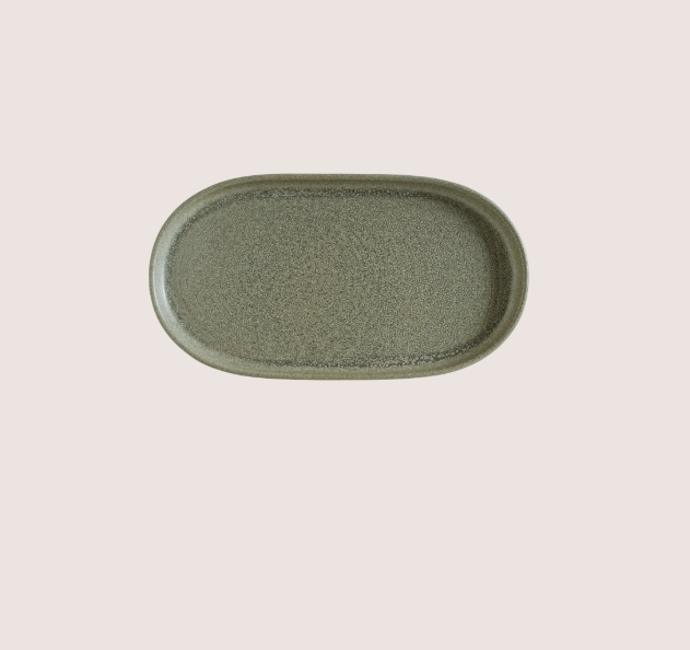 Adelfa Ripple Oval Tabak 33*18