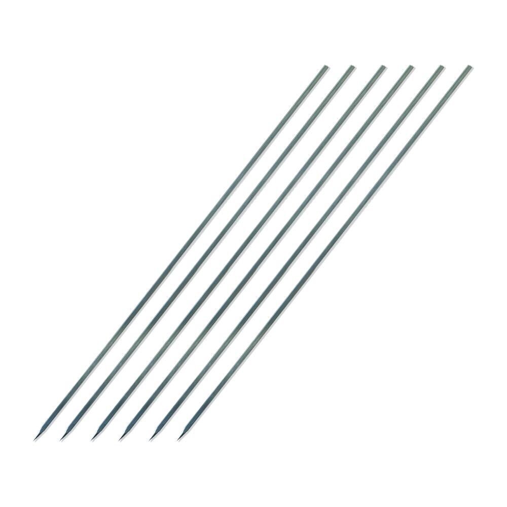 Paslanmaz Çelik 3*3 Kare Şiş 60 Cm