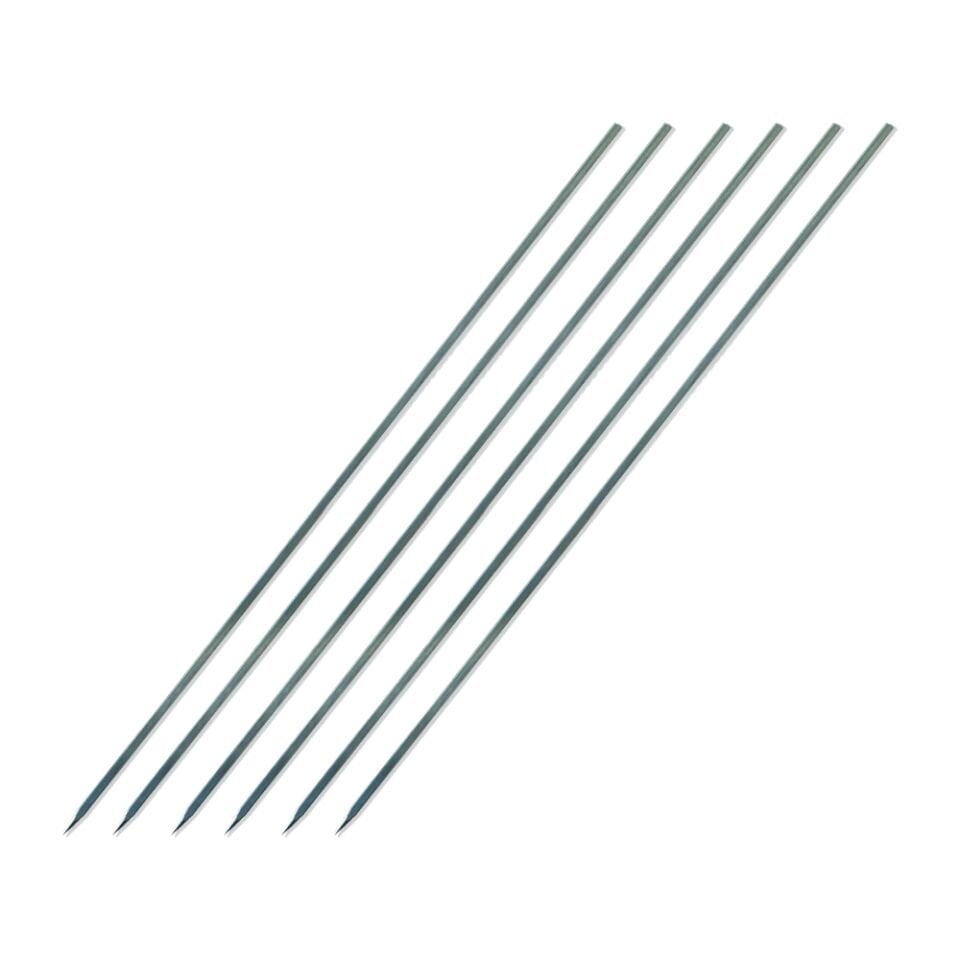 Paslanmaz Çelik 3*3 Kare Şiş 60 Cm