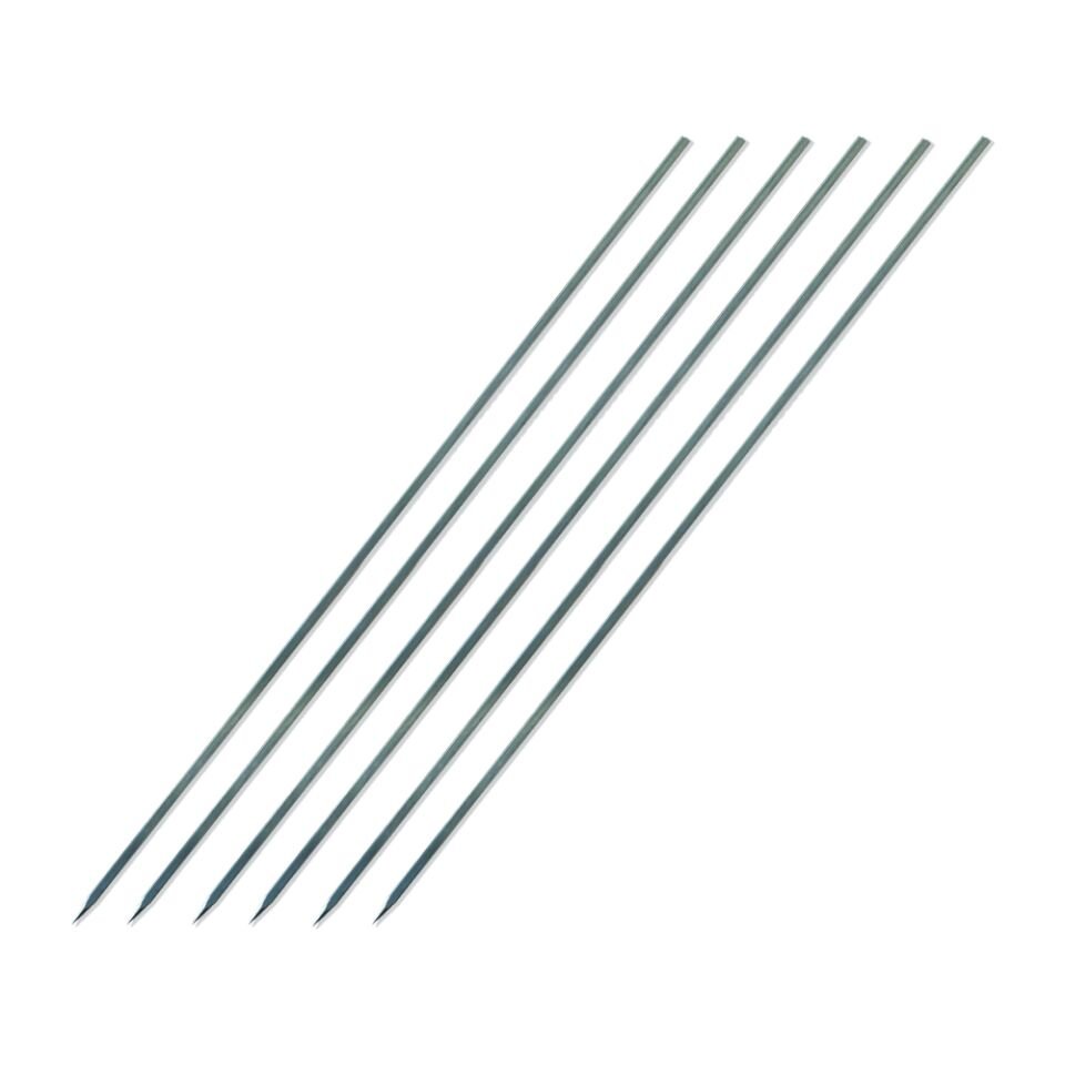 Paslanmaz Çelik 5*5 Kare Şiş 60 Cm