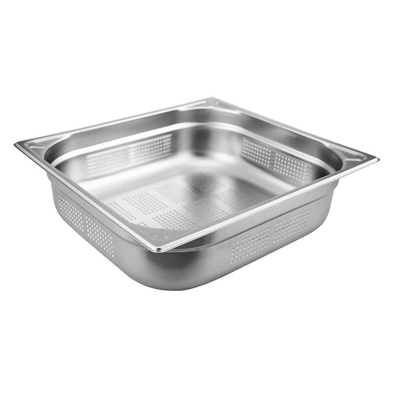 Öztiryakiler Köşeli, Delikli Gastronom Küvet GNP 2/3 -65 MM