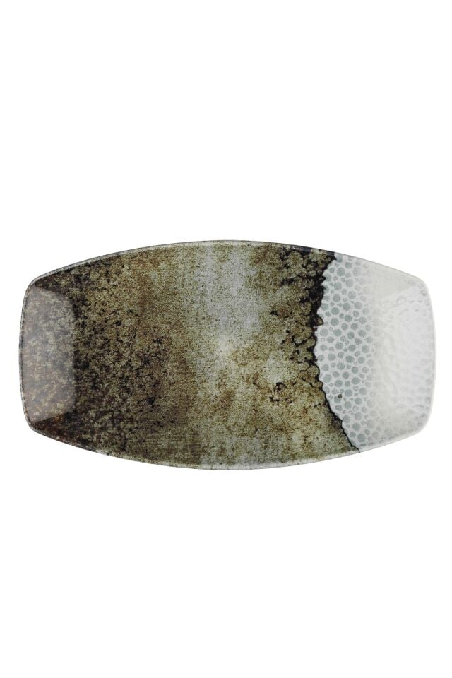 Bone Bohem Landscape Kayık Tabak 36 Cm