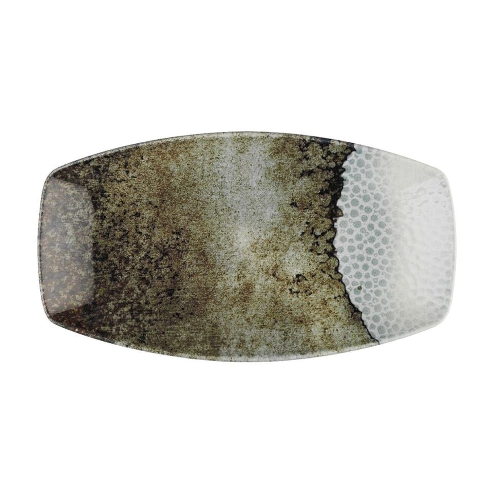 Bone Bohem Landscape Kayık Tabak 36 Cm