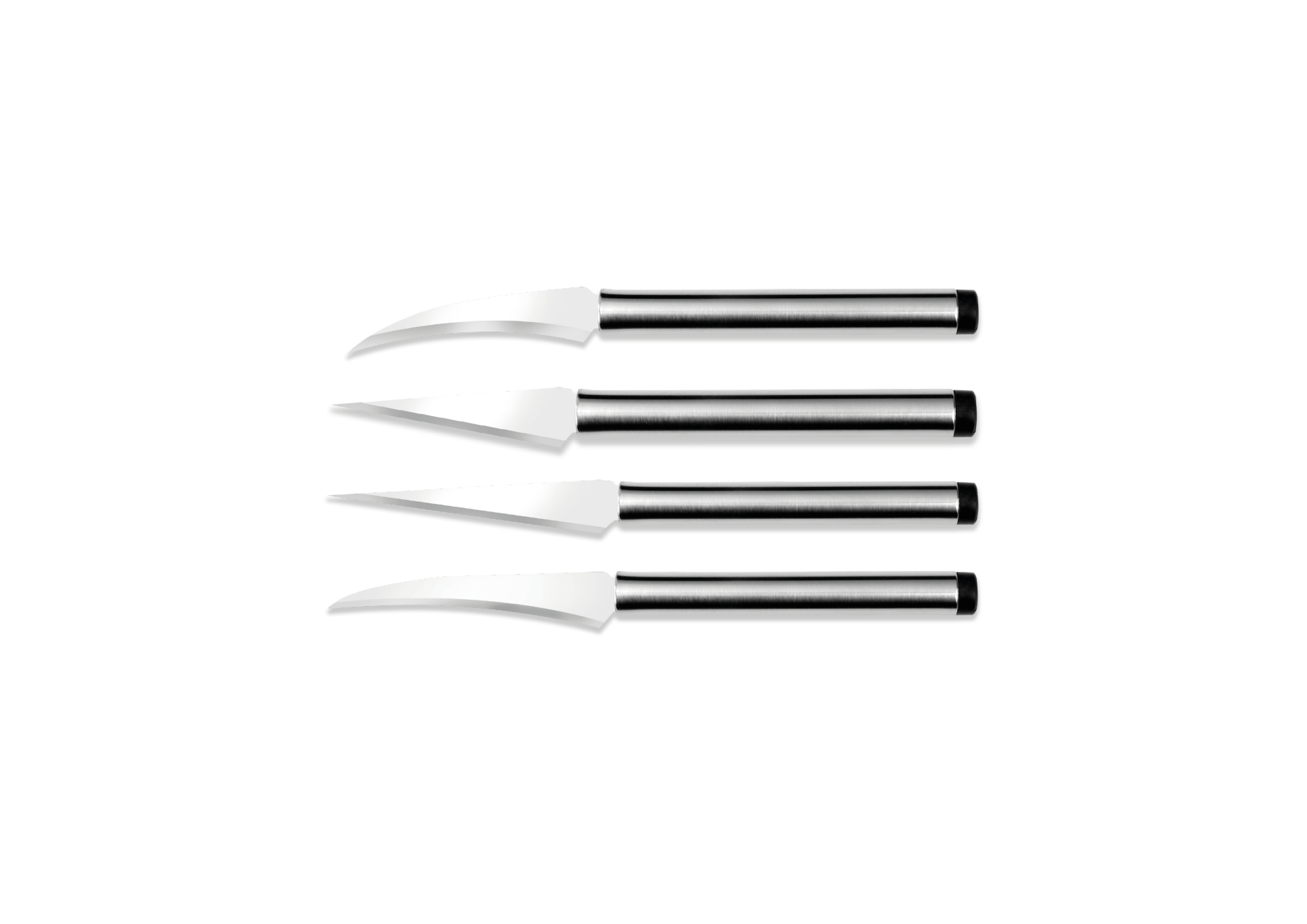 Krom Saplı Dekor Bıçak Seti