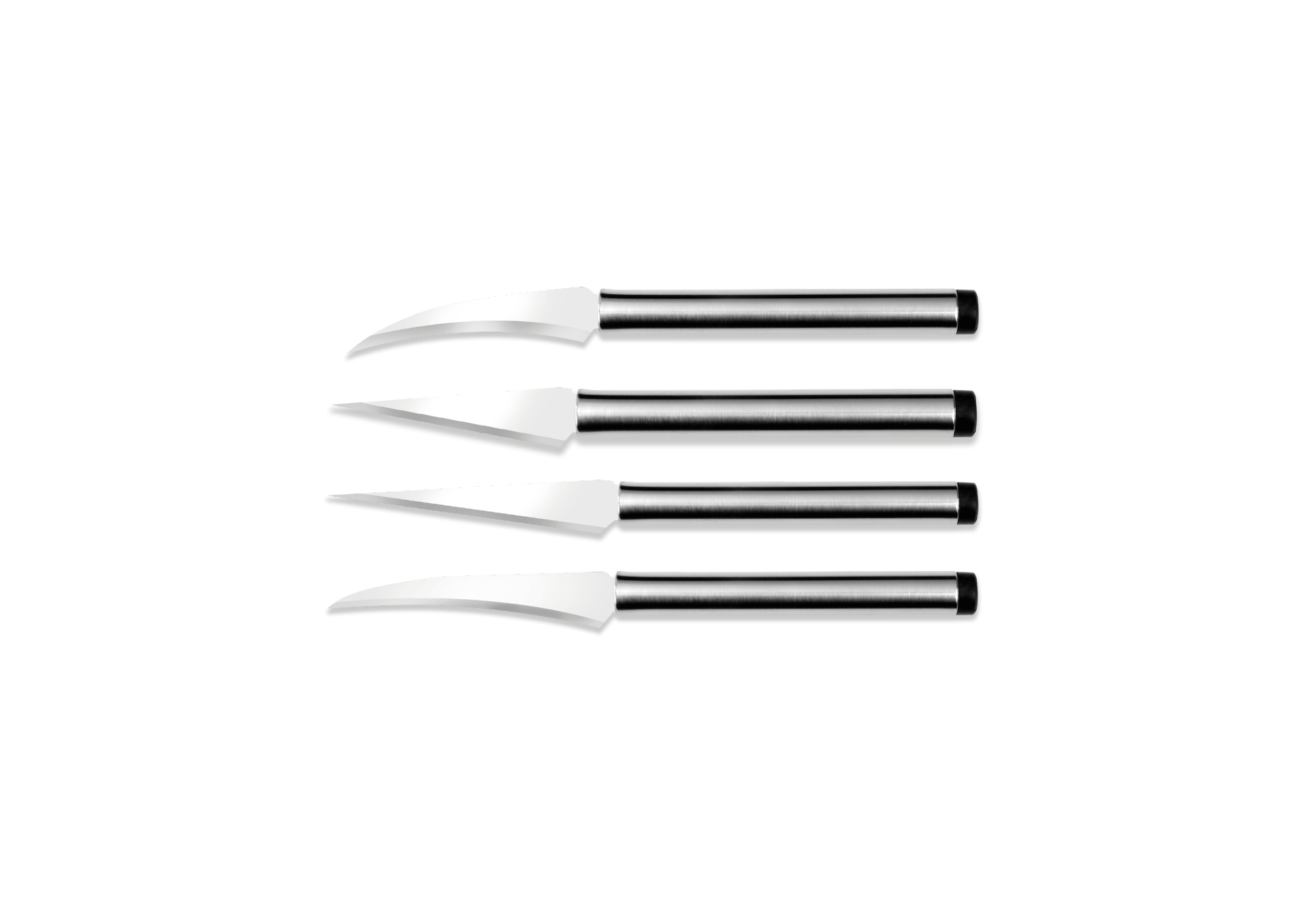 Krom Saplı Dekor Bıçak Seti