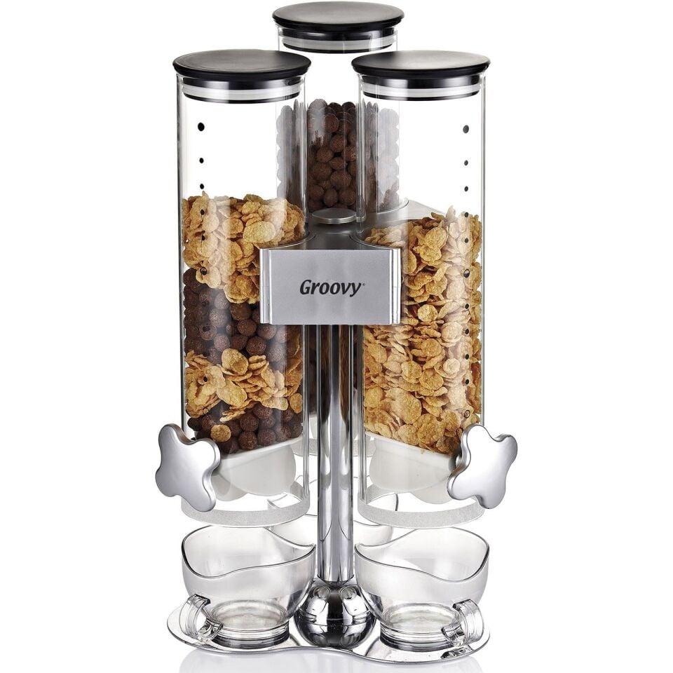 3'lü Corn Flakes Dispanseri