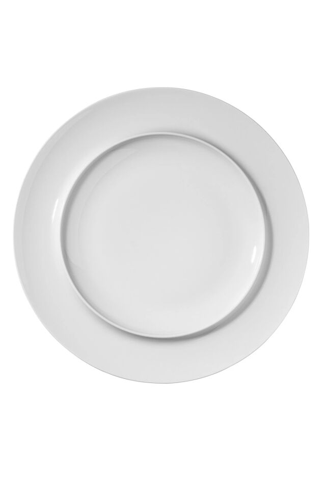 Ala Dekorsuz Düz Tabak  25 Cm