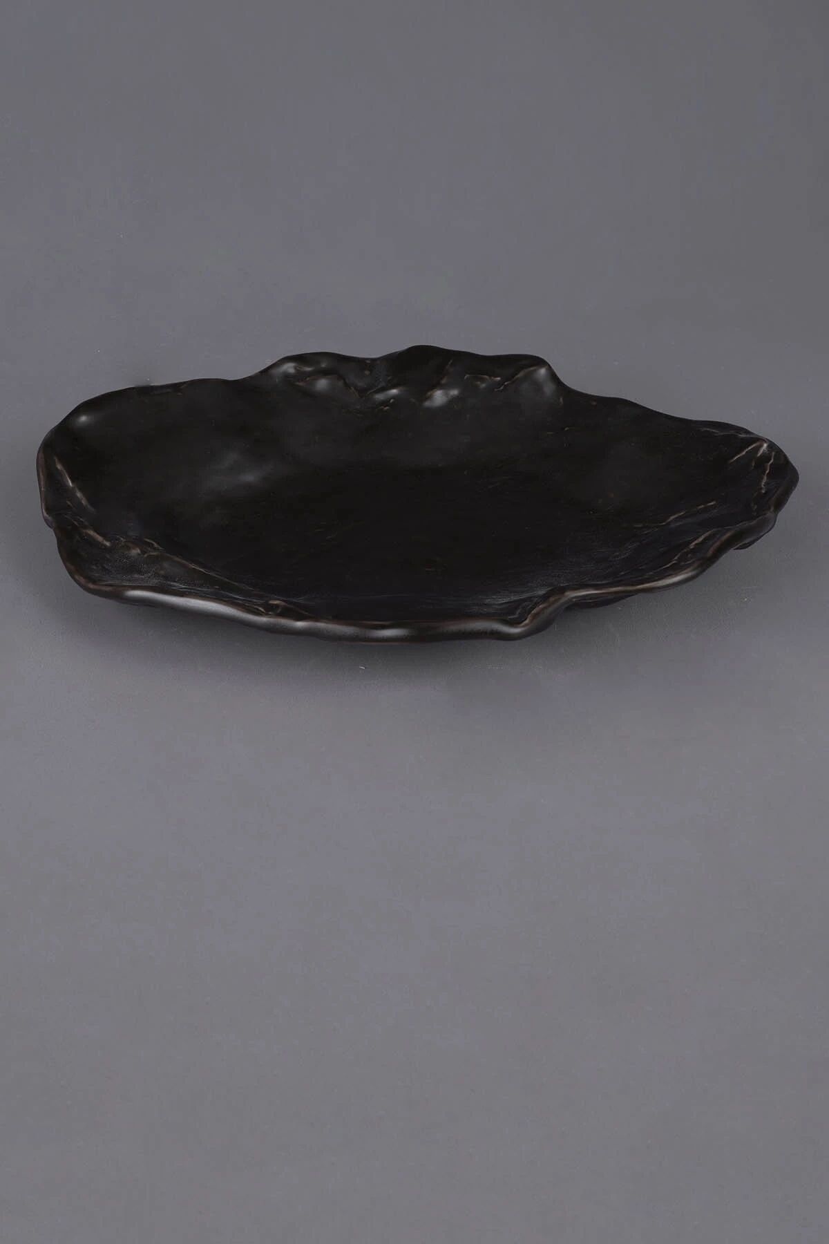 Nori Düz Tabak Mat Siyah 22 Cm