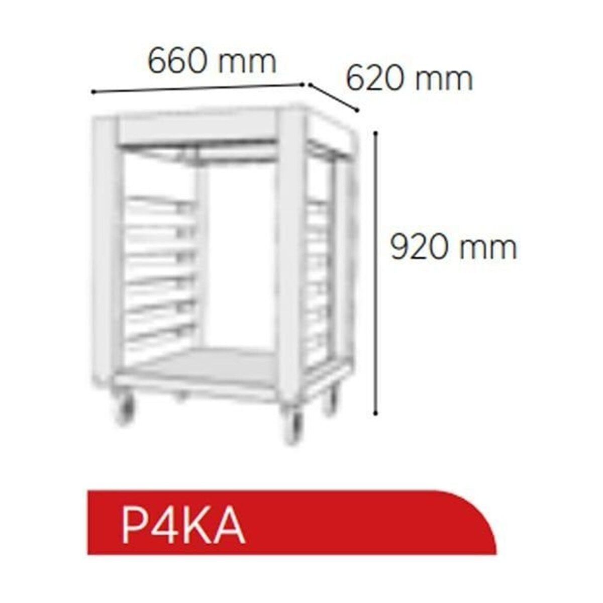 Venarro Fuoco 8 Tepsili Fırın Alt Stand