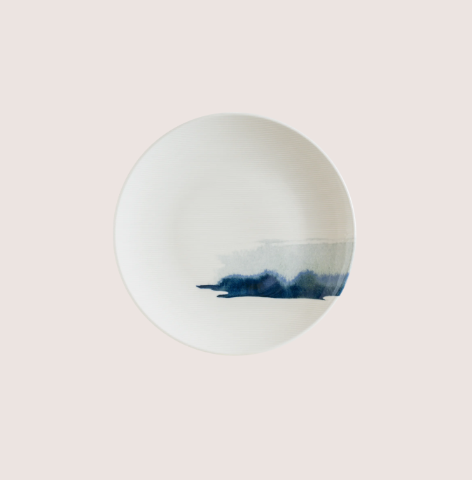 Blue Wave Gourmet Düz Tabak 25 Cm